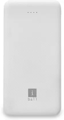 iball 10000 mAh Power Bank (12 W)  (White, Lithium Polymer) iball 10000 mAh Power Bank (12 W)  (White, Lithium Polymer)